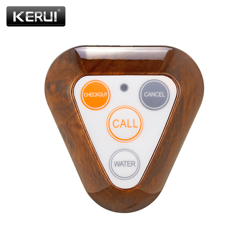 KERUI 433MHz Restaurant Pager Wireless Waiter Calling System Call Button Pager Restaurant Equipments Remote Control