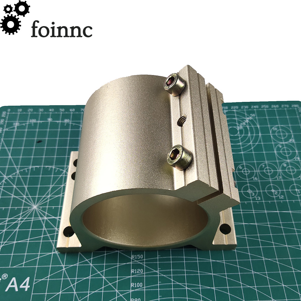 80Mm Cnc Spindel Armatuur Montagebeugel Cnc Spindel Motor Armatuur 0.8KW 1.5KW Frees Graveermachine Spindel