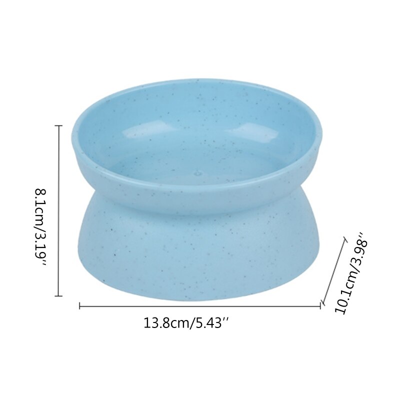Miski dla zwierząt miski ze stojakiem dla kotka małe psy jedzenie i miseczka na wodę różowa niebieska pochylona miska chroń zwierzaka upuszczać Wysyłka 