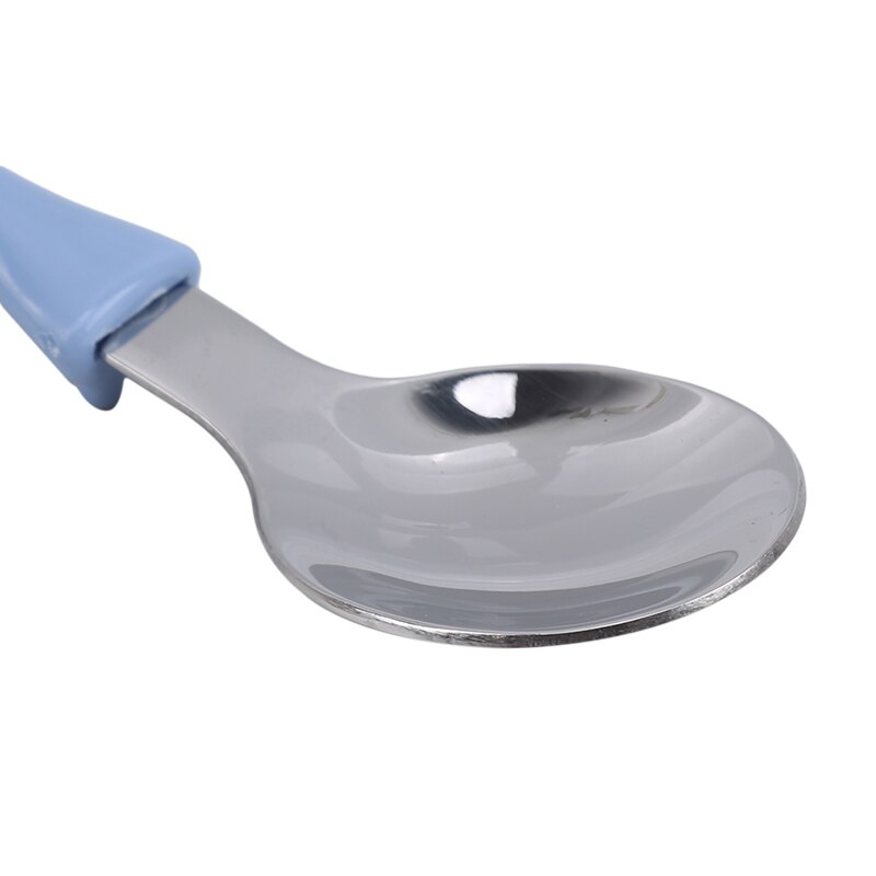 1set Stainless Steel Cartoon Kids Soup Spoon Fork Children'S Tableware 2pcs Set Dinnerware Baby Feeding Cutlery