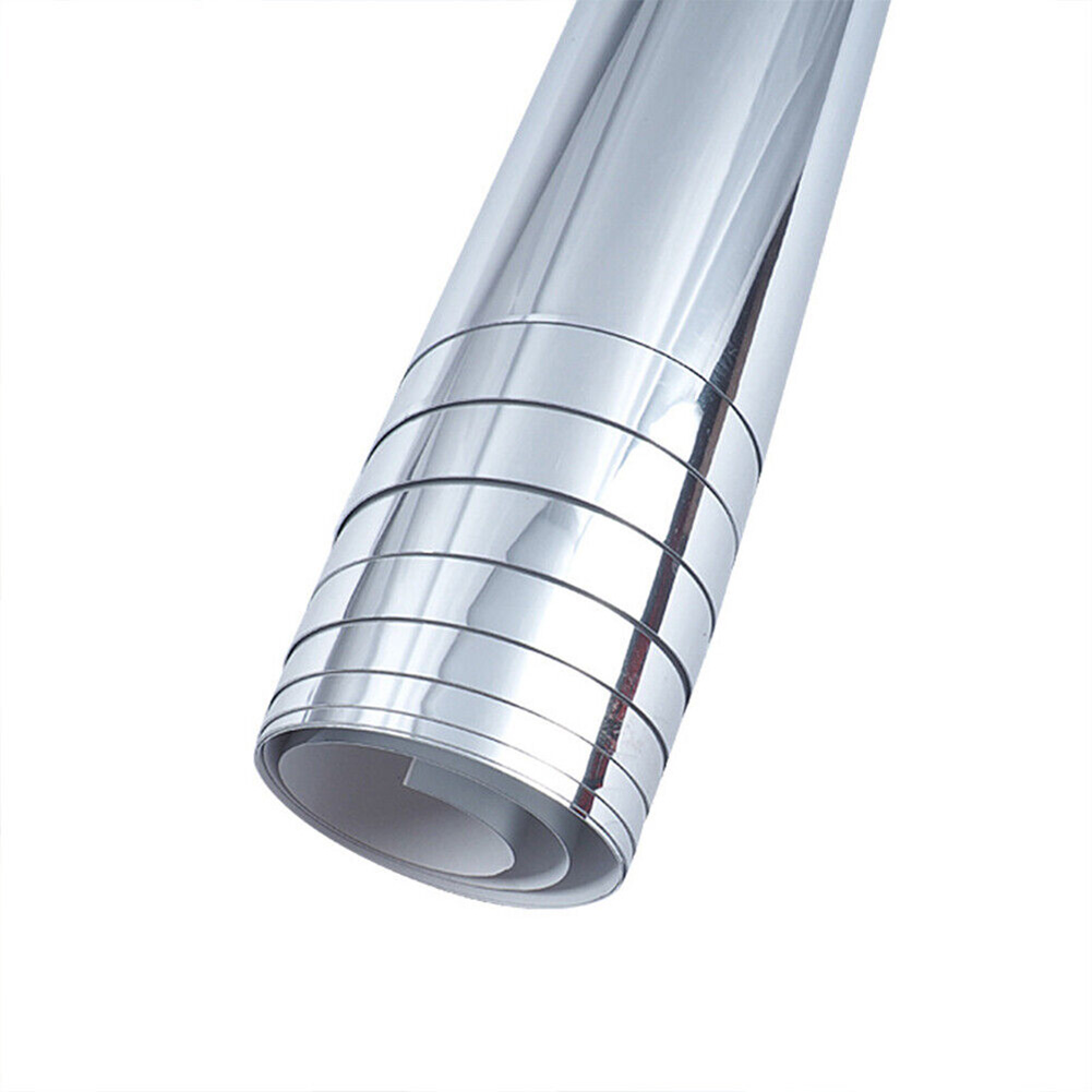 1 pezzo adesivo per specchio da parete pellicola per specchio pellicola adesiva autoadesiva decorazioni per il bagno adesivi per la decorazione della casa con effetto riflettente