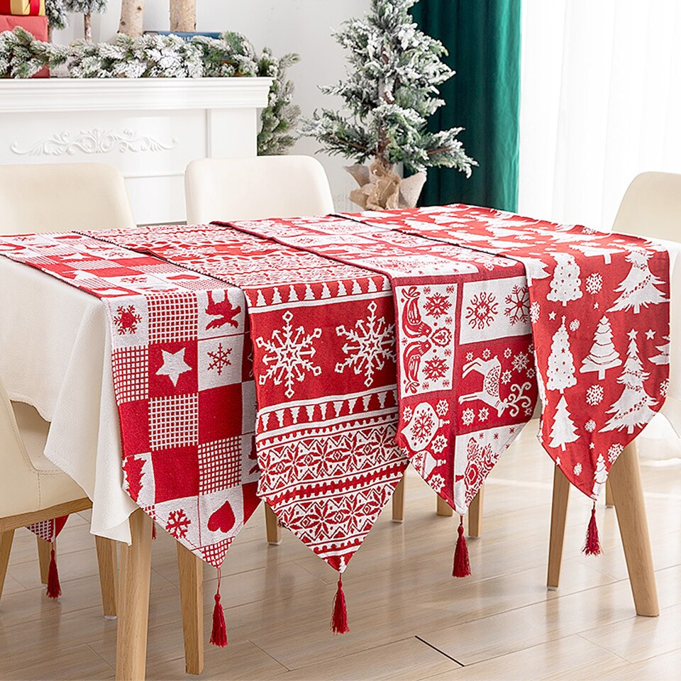 Vervaco Tafelloper Kerstboom met versiering PN-0218373 borduren (pakket