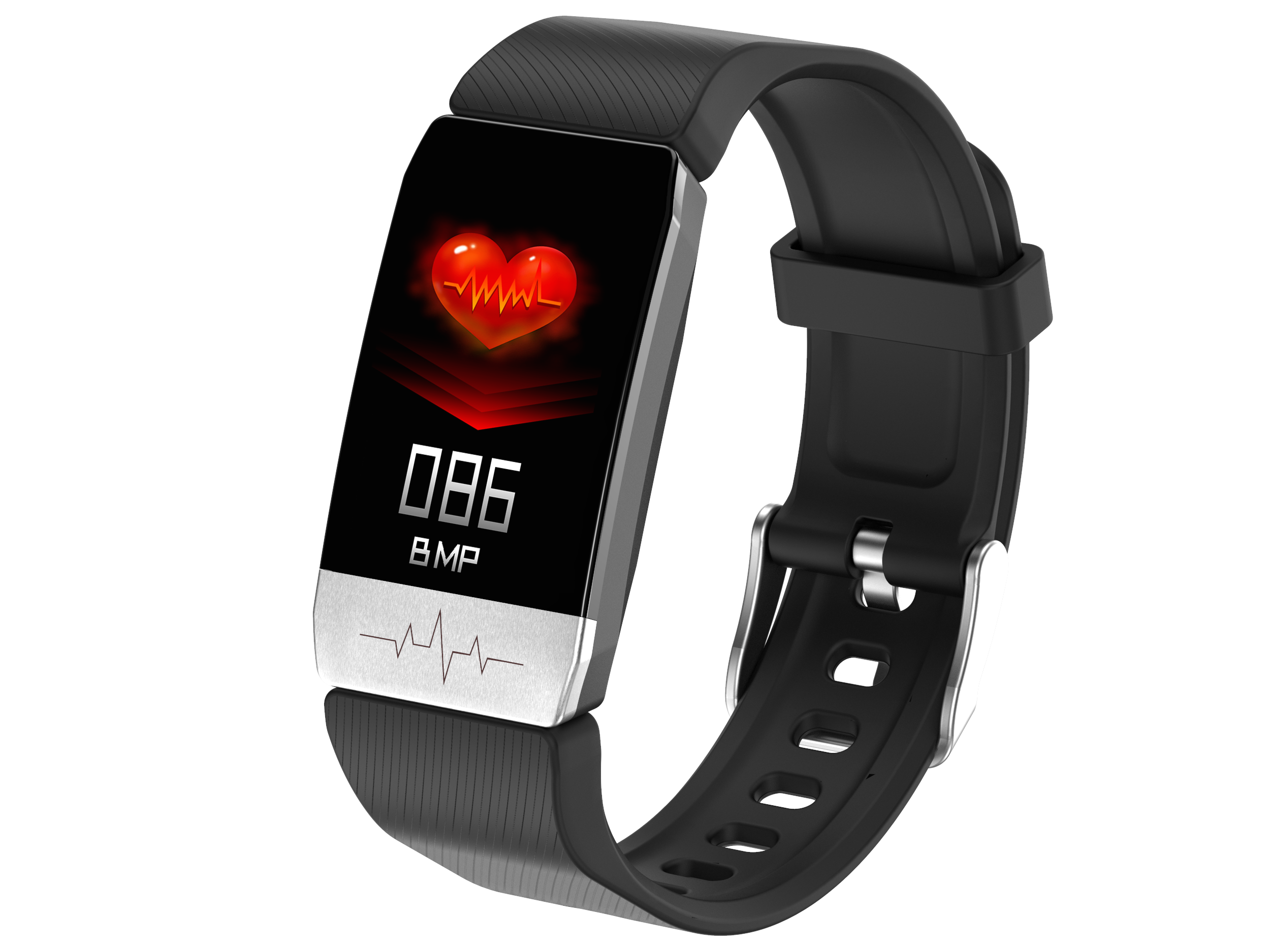 Smart ECG temperature bracelet with Bluetooth and APP IOS Android Fitness Tracker Waterproof Heart Rate Monitor Smart Watch