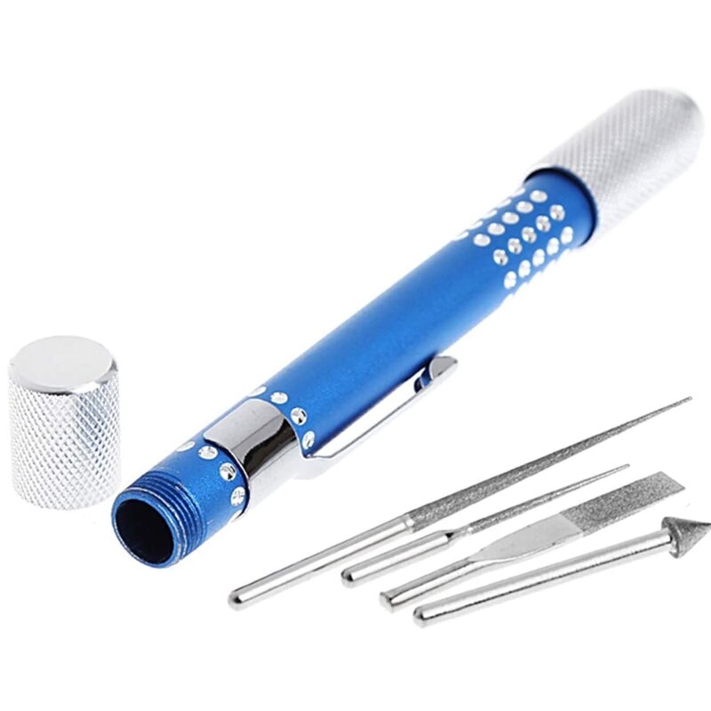 Pocket Mini File Set Diamond Grit Sharpener Needle File Set Files Jewellery Hobby Carving Kit for Metal Glass Stone