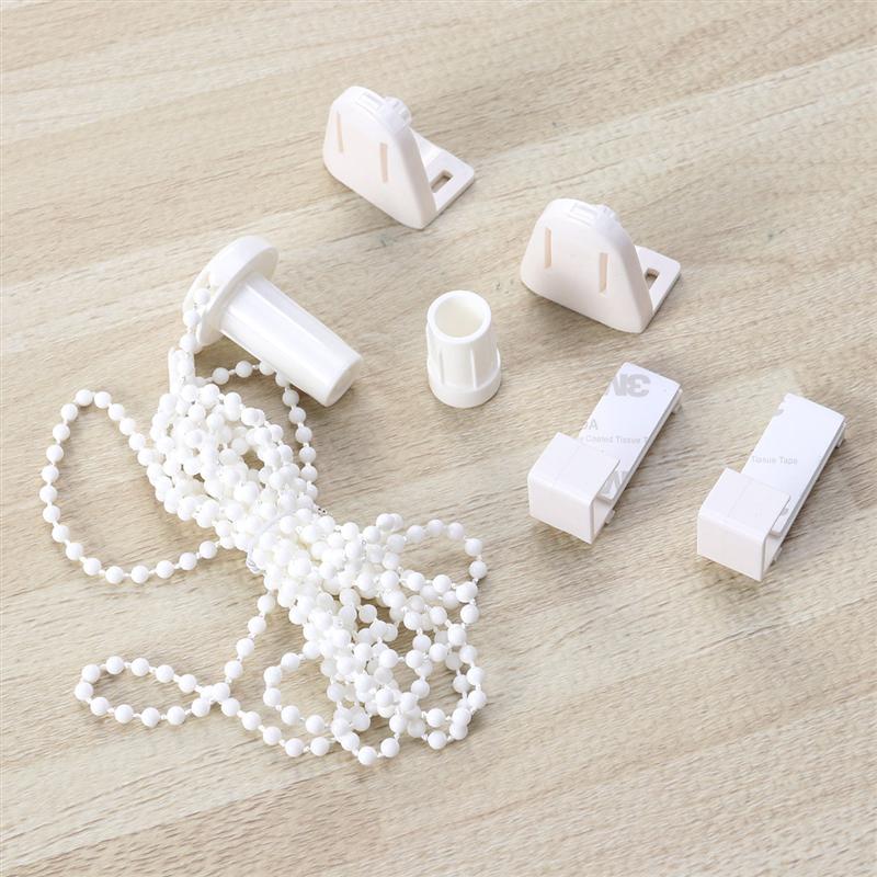 Pvc 17mm zebra rullgardin persienner pärlstav kedjesnöre koppling persienner kopplingar persienner kopplingssats (vit)