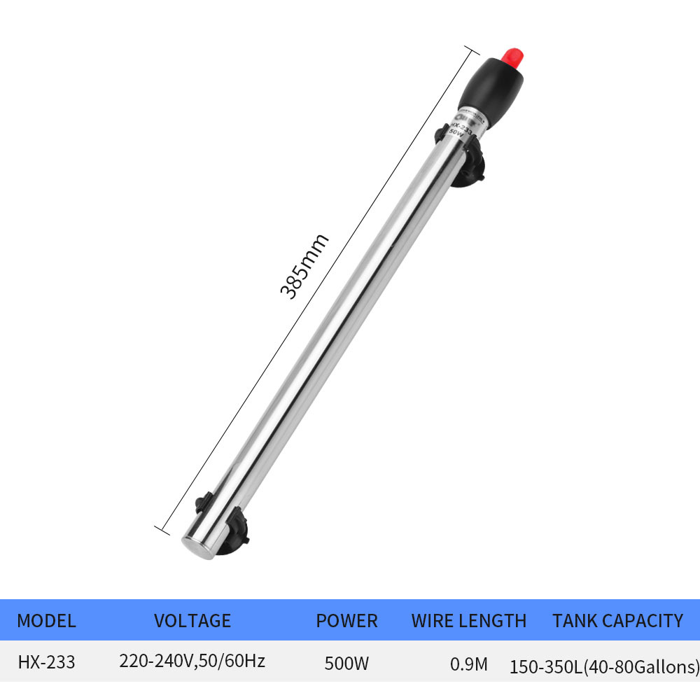 Edelstahl Heizstab Aquarium Aquarium Heizstab Automatische konstante Temperaturregelung Temperatur: XS / Grau