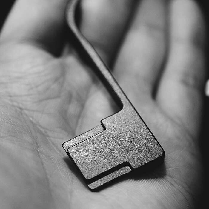 Zwarte aluminium duimsteun duimgreep duim omhoog metalen schoenhoes voor sony  a6500 a6300 a6400 schoenbescherming