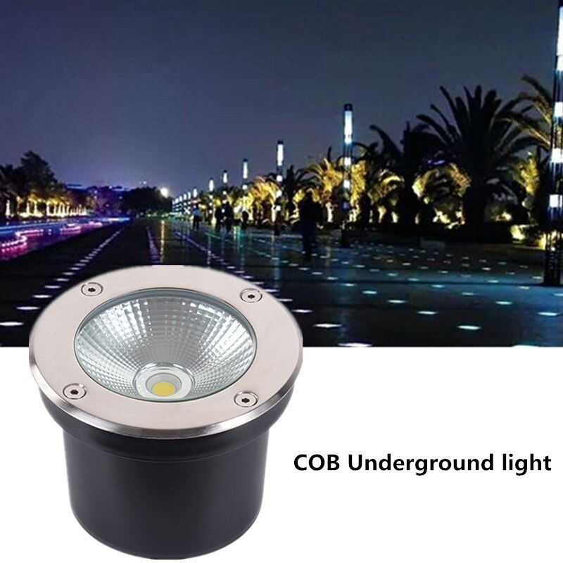 IP68 Waterproof LED Underground Light 5W 10W OutdoorAC85-265V DC12V Exterior Wall Light Underground Garden Light Ground Lights