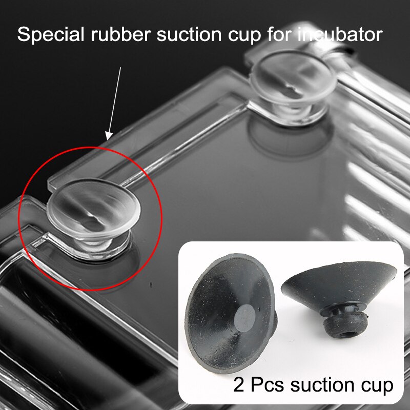 Acrylic Fish Tank Breeding Isolation Box Incubator Aquarium Breeder Box Multifunctional Spawning Hatching Room Aquarium Supplies: Rubber Suction