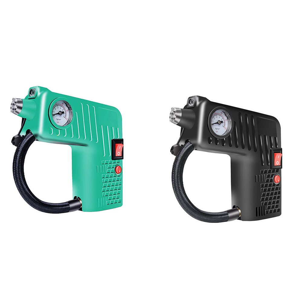 Draagbare elektrische auto luchtcompressor pomp bandenpomp 100 psi wielband luchtpomp voor auto motorfiets fiets  dc 12v