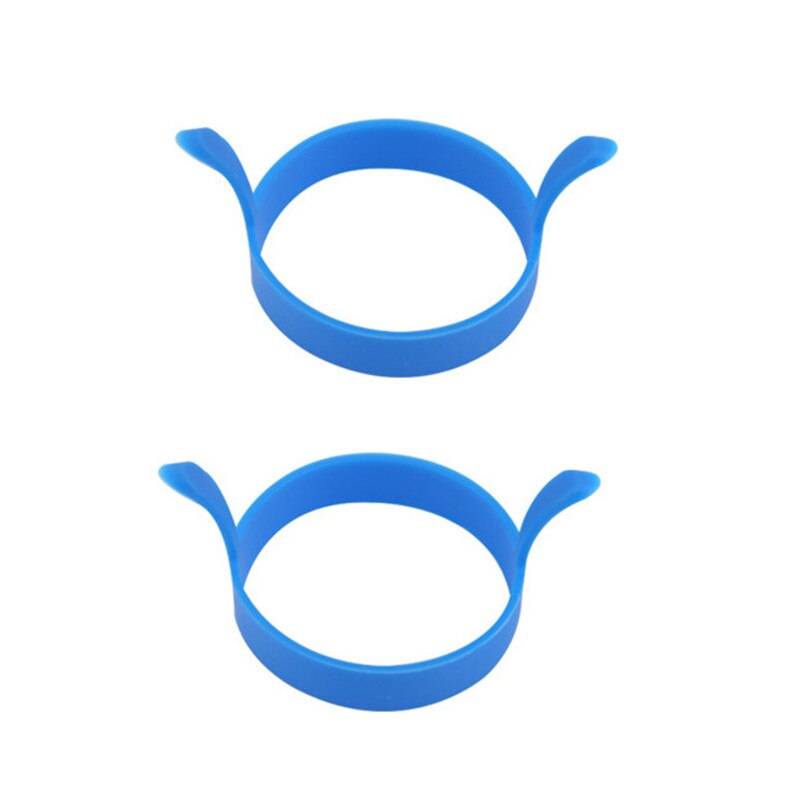 2 pezzi colazione frittata stampi per uova fritte commestibile anello per uova in silicone anello per pancake stampo antiaderente strumento per friggere accessori da cucina: 03