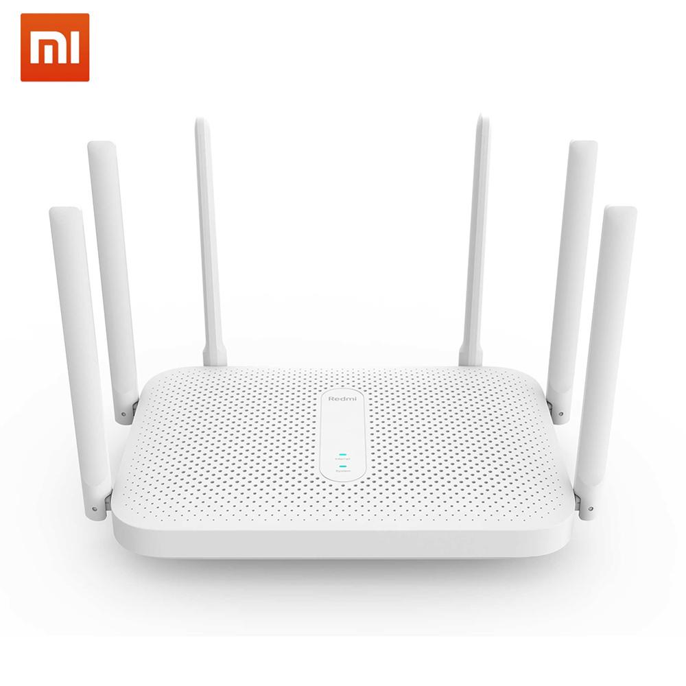 Xiaomi Redmi AC2100 Wireless WIFI Adapter 2.4G/5G 880MHz Dual Core Router 128M RAM Signal Amplifier with 6 High Gain Antennas