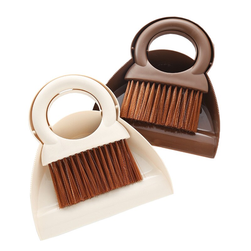 2pcs Multifunction Computer Window Cleaning Brush Dust Shovel Plastic Brooms Shovel Set Broom Dustpans Kitchen Cleaning Tools