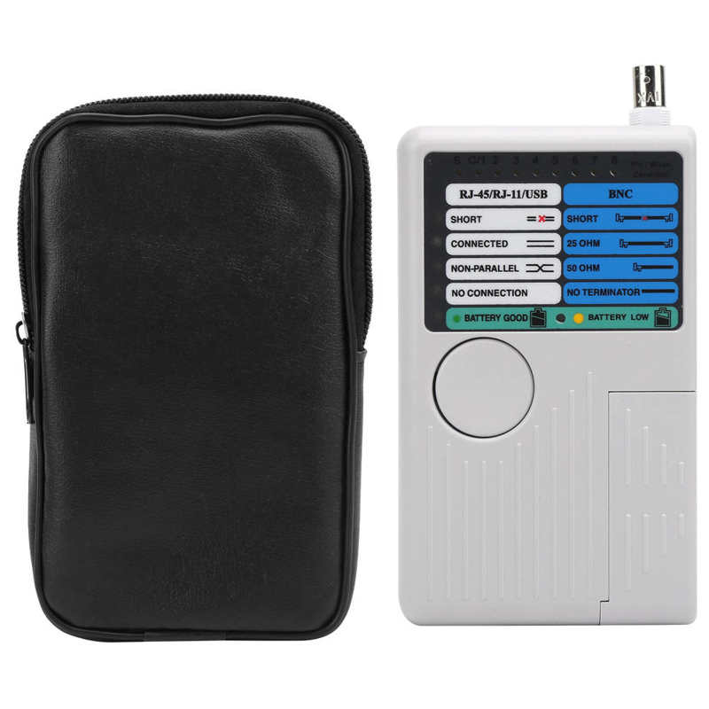 Circuit Breaker Finders Multifunctional Cable Tester Wire Network Cable Metal Wire Remote Continuity Detection Tool for BNC