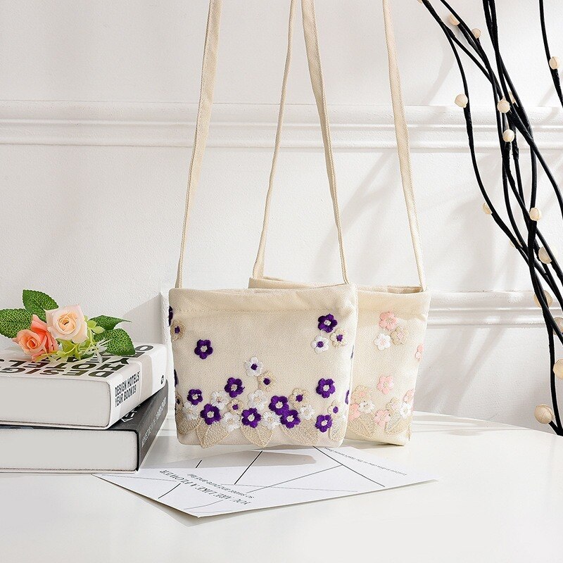 Handtassen netwerk rood van koreaanse hipster geborduurde canvas tas schoudertas xie kua bao een generatie van vet