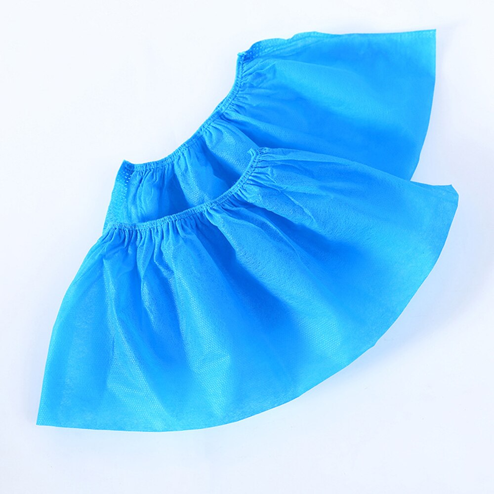 100 stuks wegwerpschoenovertrekken stofdicht antislip schoenovertrek kinderen studenten volwassenen non-woven schoenovertrek huishoudelijke voetovertrek