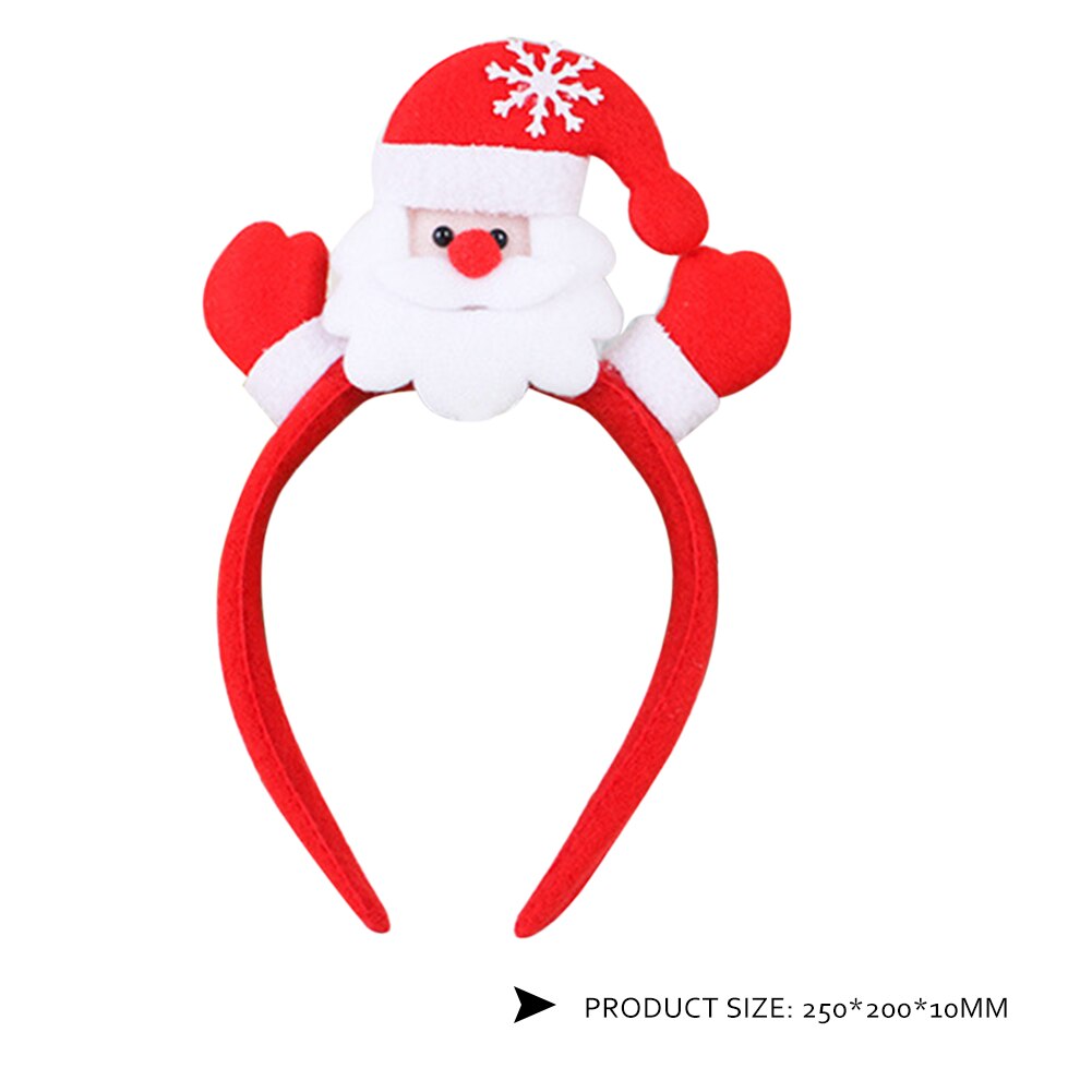 LED Flashing Christmas Hair Band Headband Glowing Xmas Hair Band Headwear Head Buckle Decoration Party Decoration: C