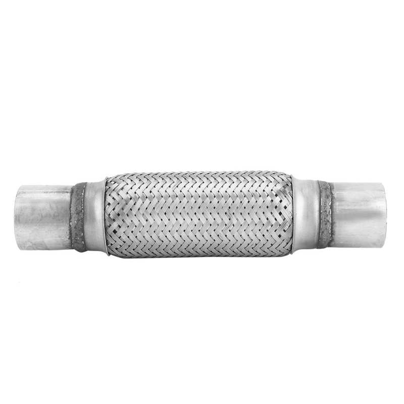 Universal Exhaust Pipe Bellows Stainless Steel Braided Flexible Joint Tube Multiple specifications accessories: 2x12in