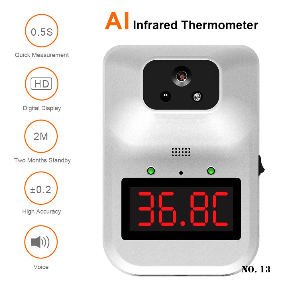 K3 Pro Plus Infrared Thermometer Non-contact Fixed Forehead Thermometer IR Temperature Gun Bluetooth App Control Termometer