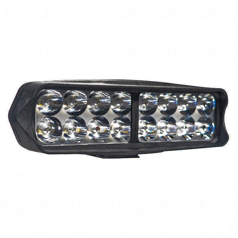 Faro de motocicleta con 8/12/16 luces LED de conducción, faro auxiliar impermeable, foco externo para Scooter, accesorios de luz antiniebla: Gris oscuro