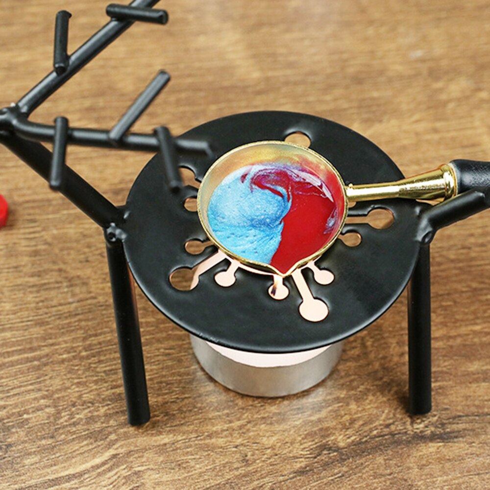 Herten-vormige Retro Lakzegel Metaal Ijzer Wax Stick Zegellak Oven Isolatie Wax Stick Smelten Lijm Wax Pellet oven Stand