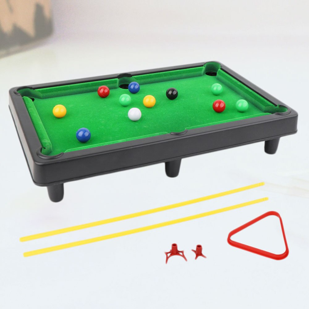 1 Set Mini Billiards Safe Funny Durable Tabletop Billiards Billiards Game Set for Kids Friends
