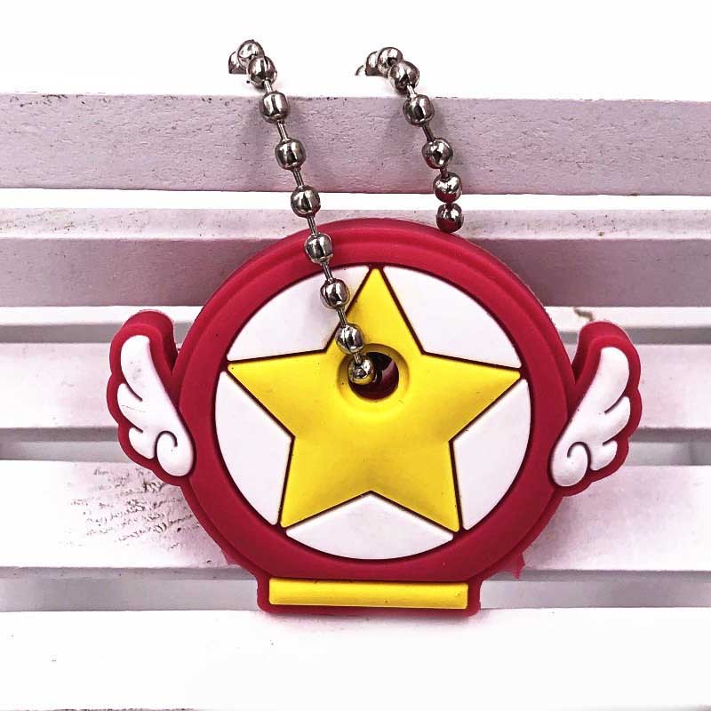 Leuke Cartoon Siliconen Beschermende Key Case Cover Voor Sleutel Controle Stofkap Houder Animatie Cijfers Key Hanger Sleutelhouder