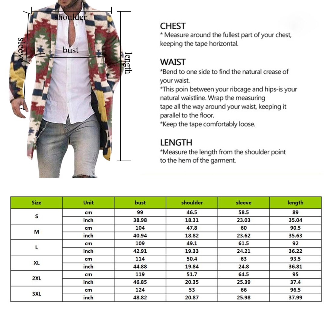 Männer Winter Mantel 2026 - Casual Jacke Mit Reißverschluss Und Taschen