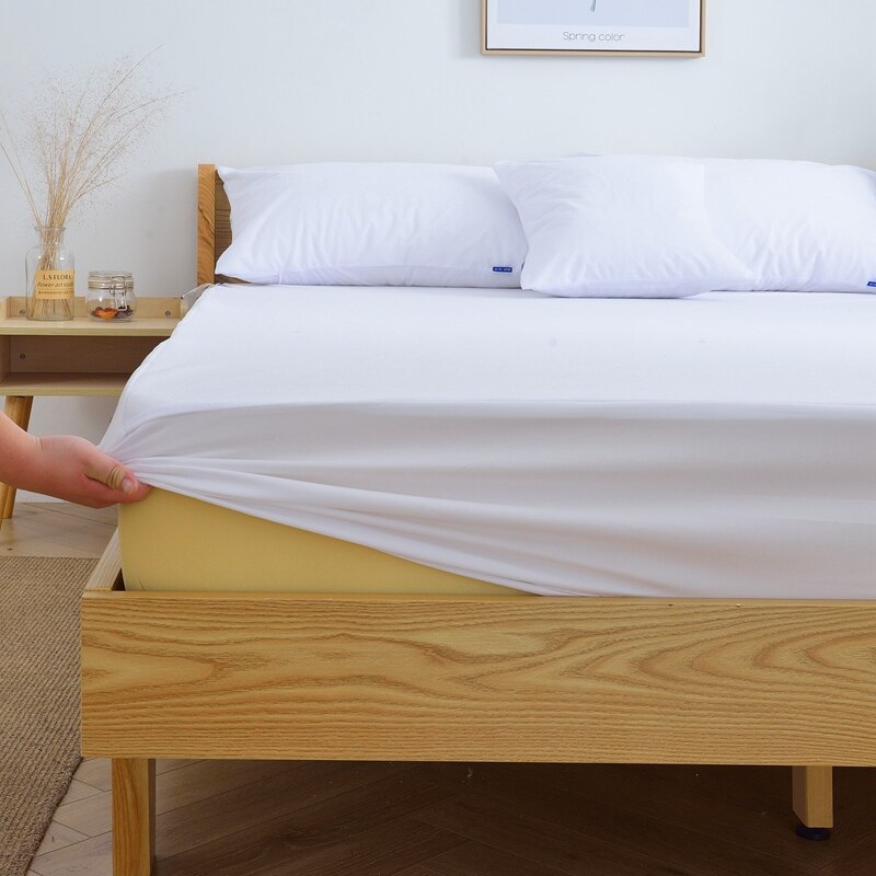 Terry Waterdichte Matrasbeschermer Bed Protector Katoen Matras Topper Hoeslaken Voor Volwassen Bed Bug Multi Kleur 180X200