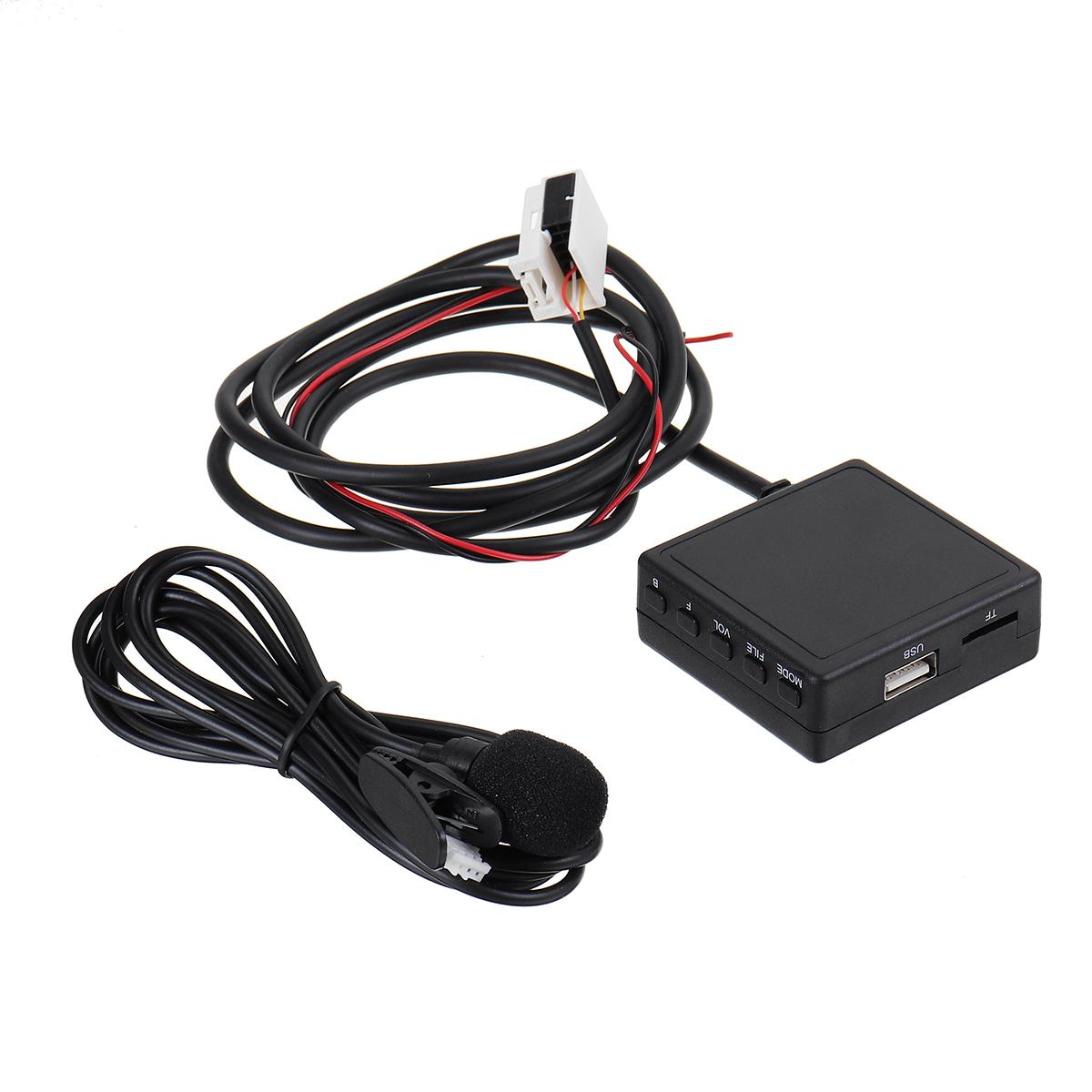 12V Car bluetooth stereo Aux adaptor module Cable handfree Microphone For BMW E60 E63 E64 E65 E66 Serie 1 3