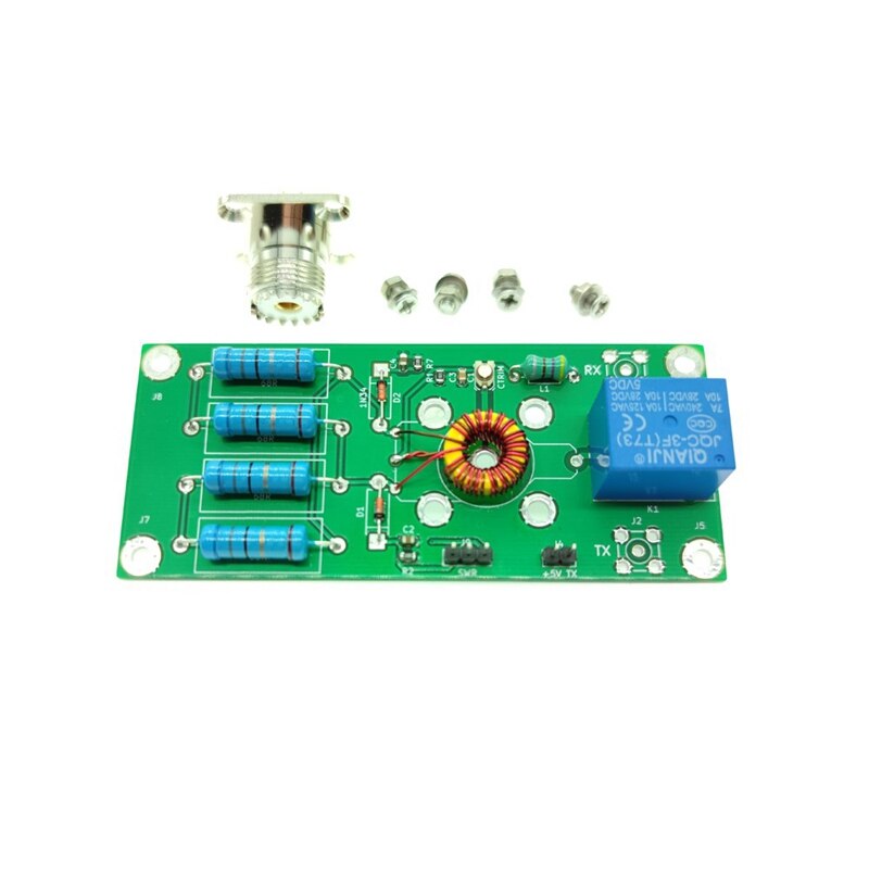 DIY 6 Band HF SSB Radio Transceiver Kits SWR Metrt Receiver Board: white