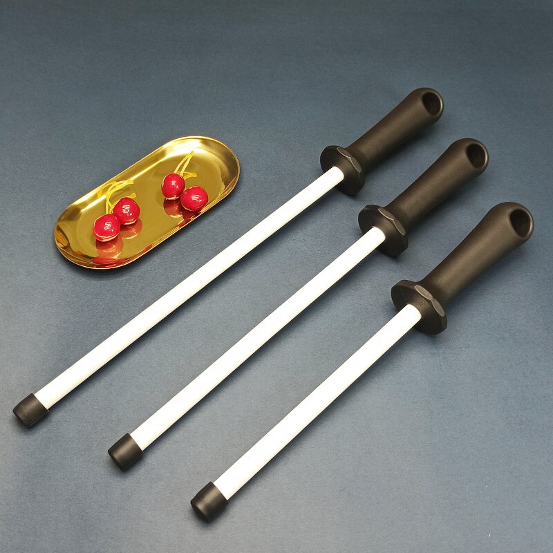 Diamond sharpening rod Tungsten steel carbon Knife kitchen Slaughterhouse butcher Ceramic Household honing steel knife sharpener