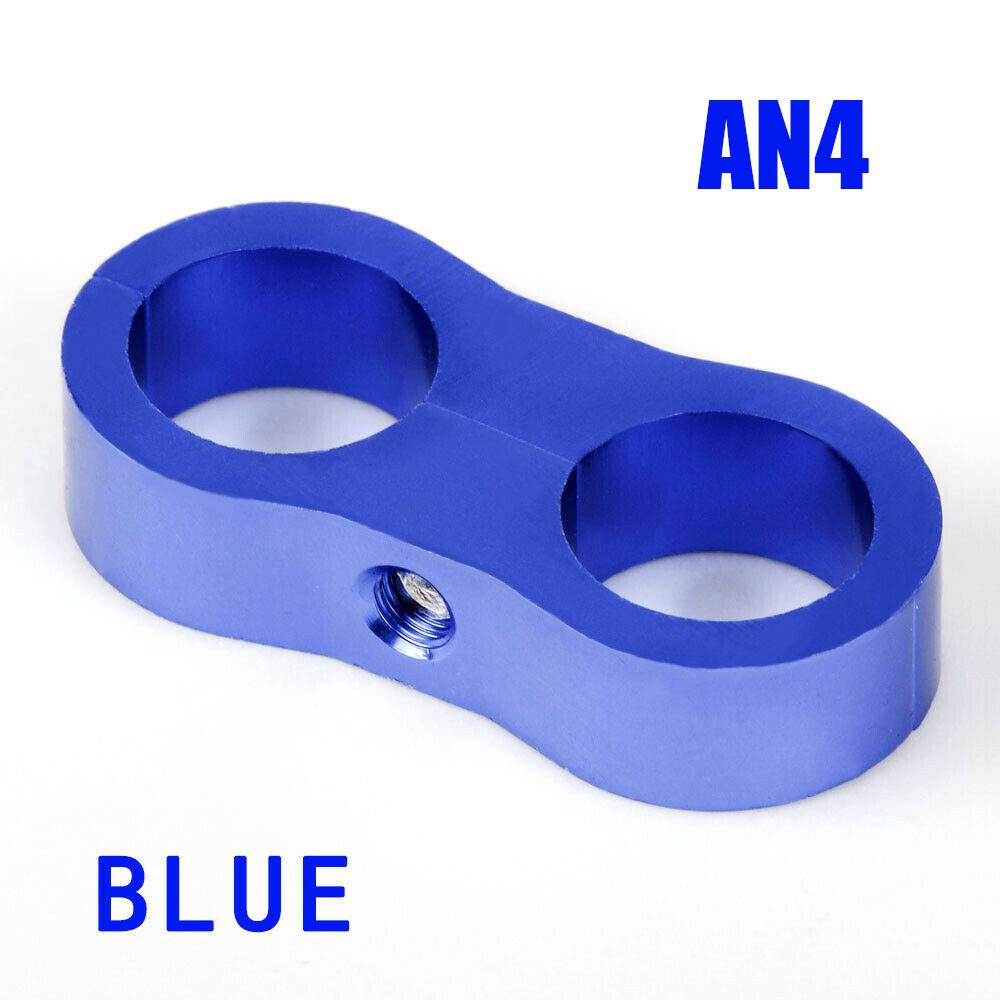 1pc an4/an6/an8/an10 slange separator klemmefitting gas/olie/brændstofledning slange endefitting;: An4 blå