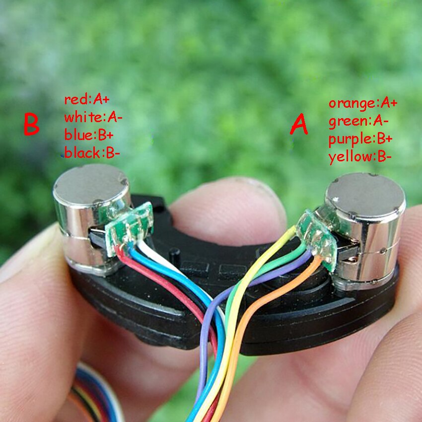 Two-phase Four-wire Stepper Motor With Deceleration Combination Dia 8MM 41Ohms Micro Motor for Digital Cameras
