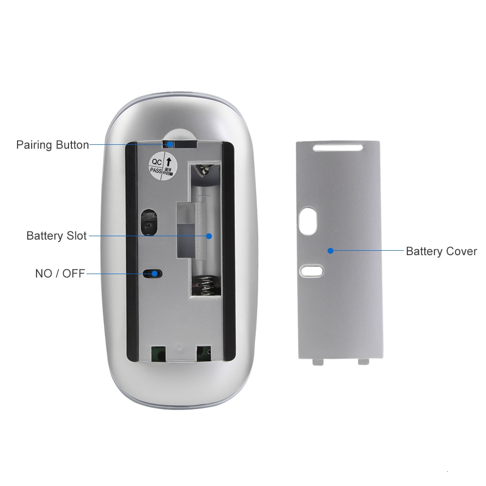 Magic Bluetooth Draadloze Arc Touch Computer Muis Ultra Dunne Ergonomische Optische Pc Mause Mini 3d Muizen 2 Voor Apple Macbook laptop