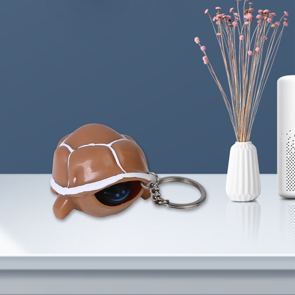 Pelota sensorial para apretar y aliviar el estrés, juguete de manos para aliviar el estrés: brown with ring