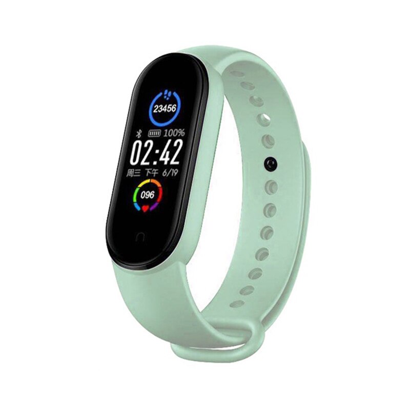 Bluetooth  m5 smartwatch hartslagmeter bloeddruk fitness fitbit sporttracker  m5 led-scherm slimme armband smartwatch