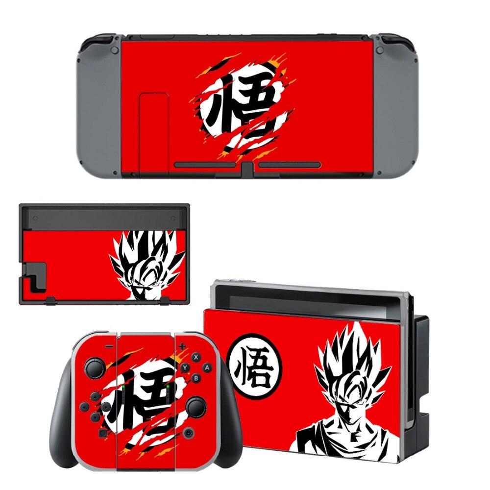 Dragon Ball Nintend Switch Skin vinilo NintendoSwitch stickers Compatible with Nintend Switch Console and Joy-Con Controllers