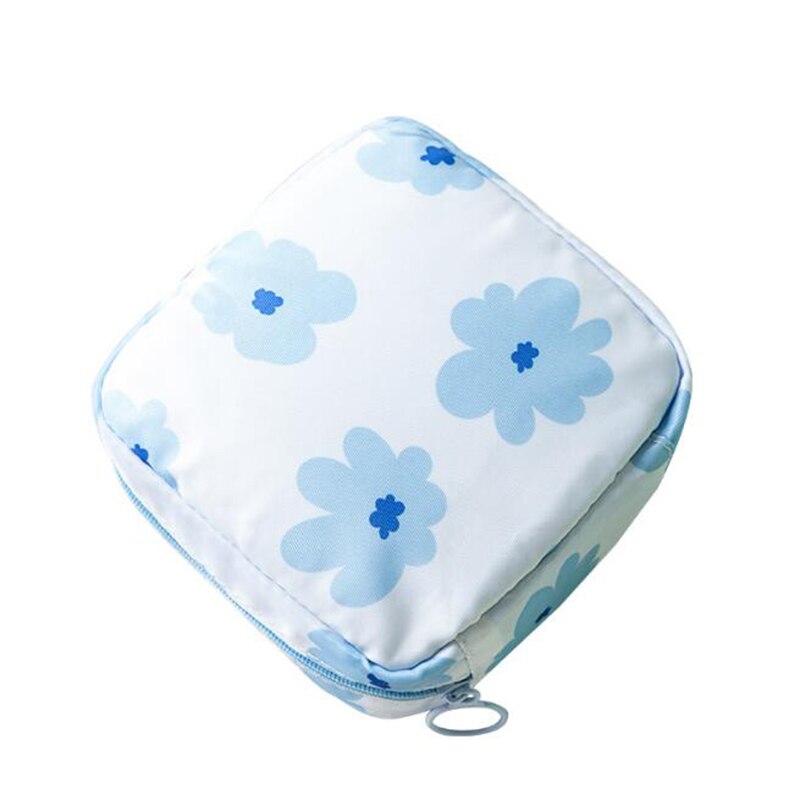 Portable mignon Tampon sac de rangement serviette hygiénique poche serviette sacs cosmétiques organisateur dames maquillage masque facial sac de rangement: 3