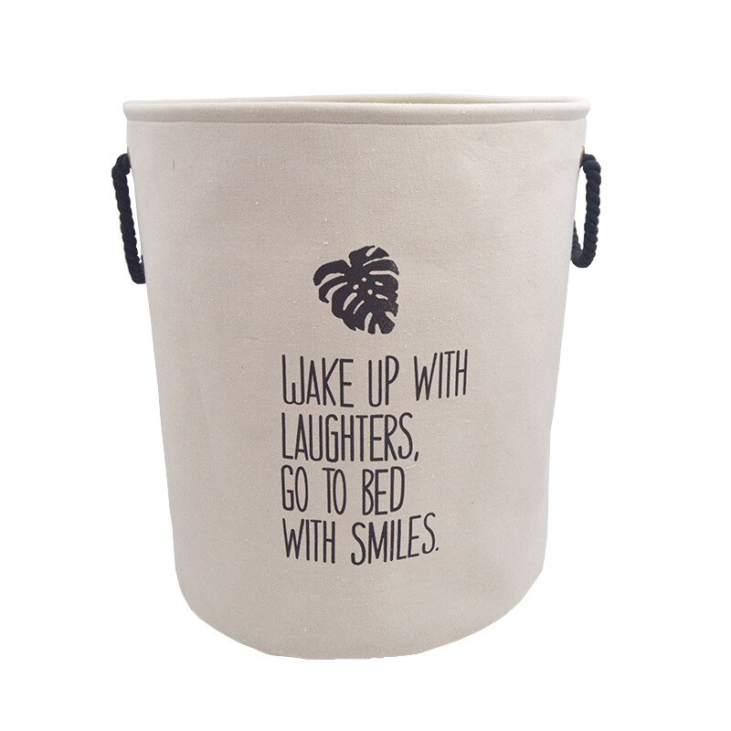 Opbergtas in scandinavische stijl, wasmand, groot formaat, speelgoedorganizer, emmer voor vuile was, vuilnisbak, wasmand, huishoudton: C5