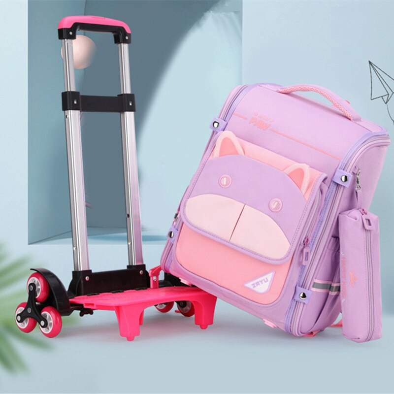 Fengdong zaino per bambini zaino per scuola elementare per ragazzi arrampicata scale zaino per bambini zaino rimovibile per bambini