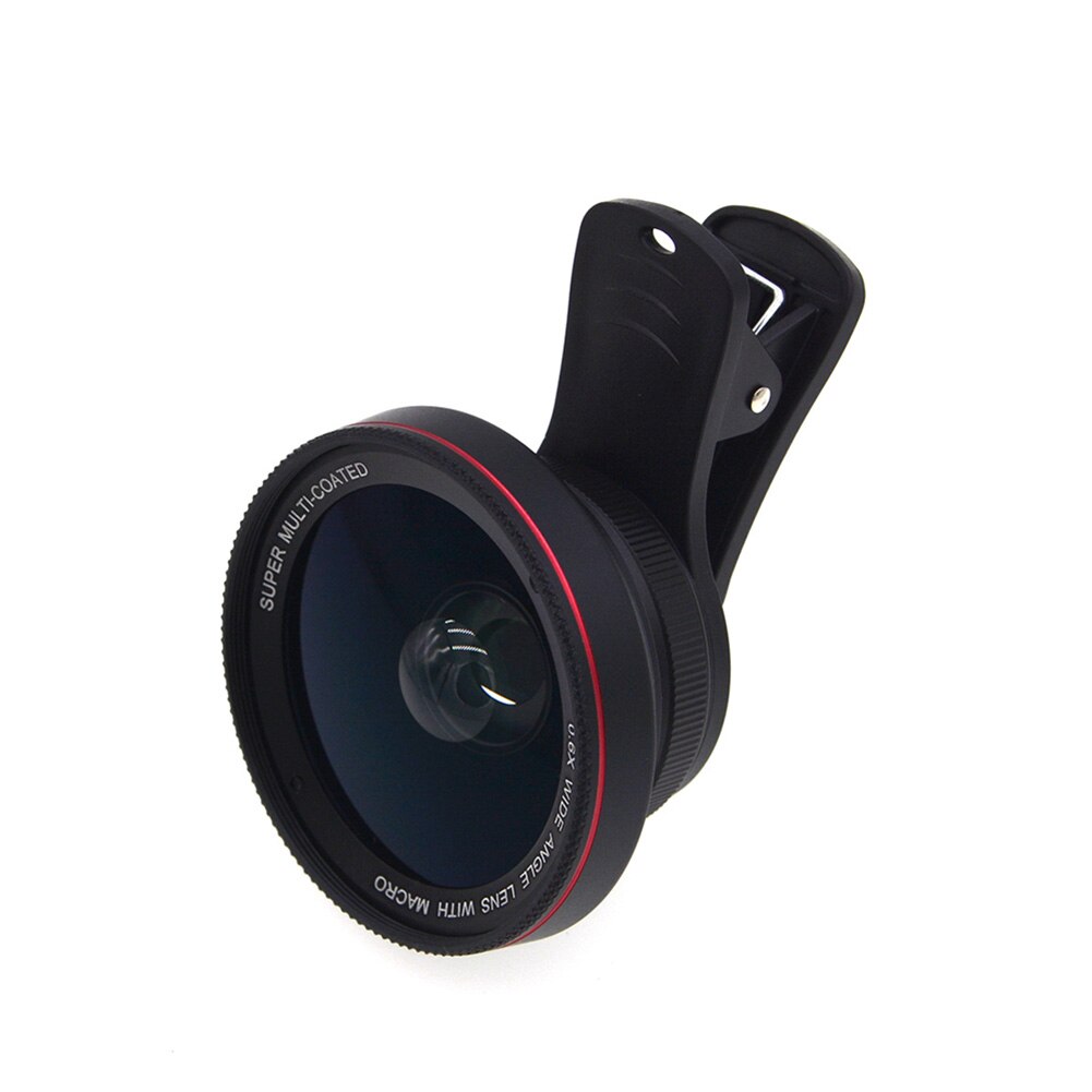 Mobiele Telefoon Camera Lens 2 In 1 Professionele HD Camera Lens Kit 0.6X Groothoek voor Smartphones