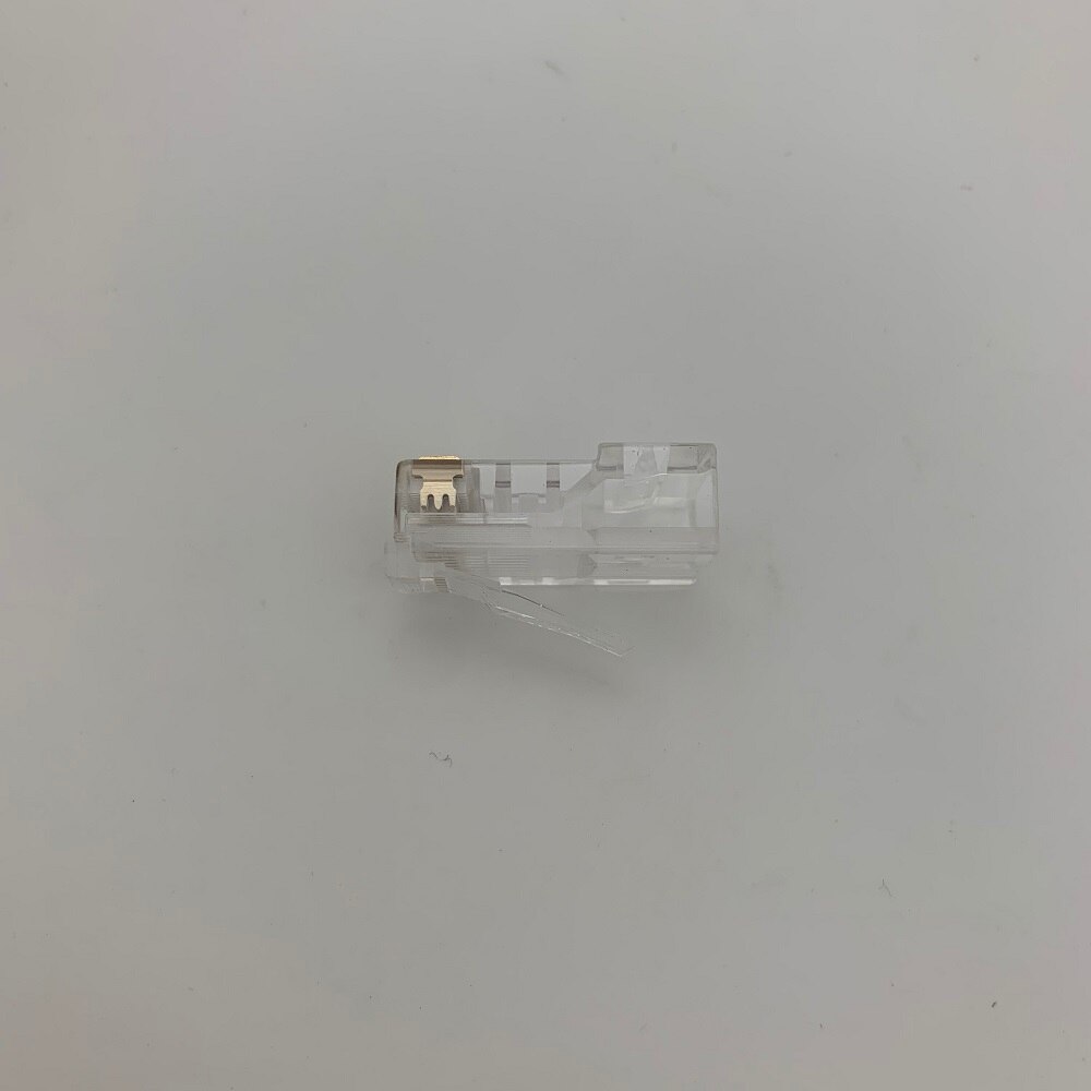 100Pcs Gold plated RJ45 Net Network Modular Plug Cat5 CAT5e Connector