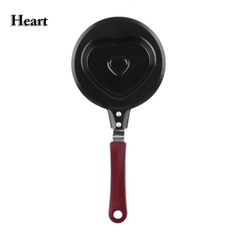 Egg Tools Nonstick Cute Shaped Egg Mold Pans Mini Breakfast Egg Baking Pans Kitchen Accessories Cooking Tool Cookware: heart