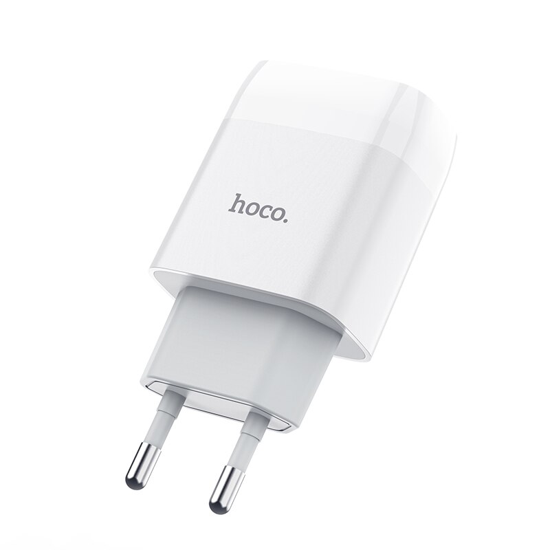 HOCO Dual USB Ladegerät Ladegerät 5V 2,4 A Eu-stecker Tragbare für iPhone 11 Pro Samsung Xiaomi redmi hinweis 8 Lade Doppel Adapter