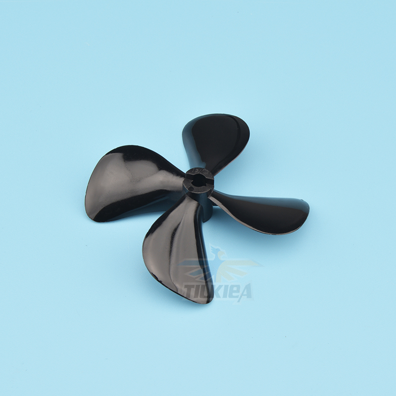 1pc 5mm RC Boot Propeller Vier Klingen Paddel Positive/Reverse D55/60/65/70/75mm Boot Propeller Für 5mm Boot Welle