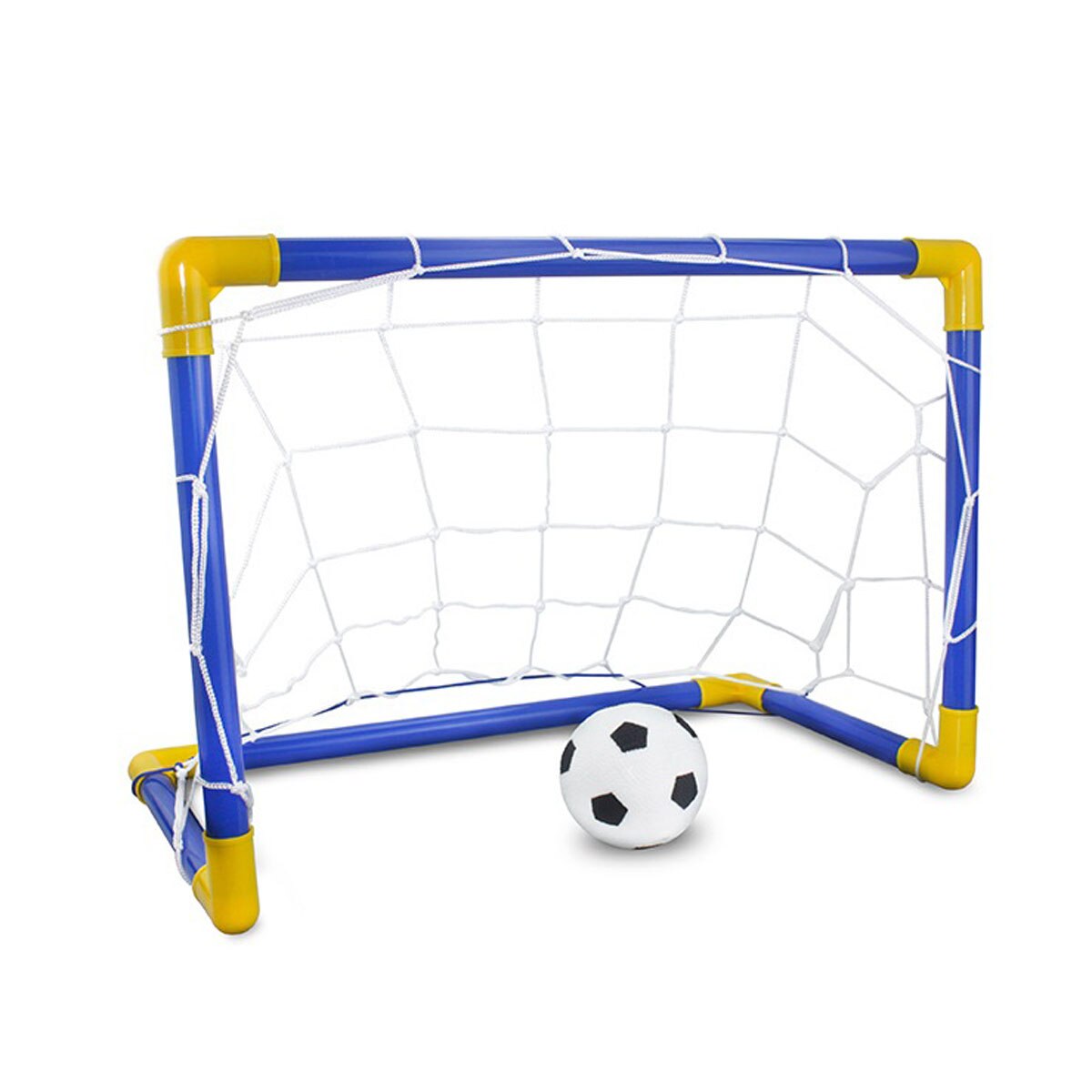 Set di obiettivi da calcio portatili Premium per bambini Set di infinite ore di divertimento e tempo di gioco Kit da calcio durevole per interni/esterni