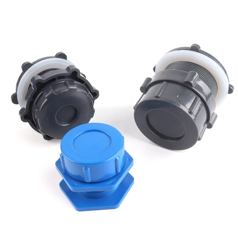 1pcs Aquarium Fish Tank Drain Connector Water Level Plug Drainage Head End Cap Garden Landscape Drainage Joint Adapter