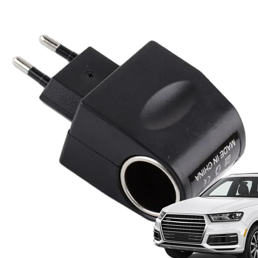 12 volt biladapter stabil lighteromformer med ledet-indikator 220v til 12v ac til dc biltilbehør biladapter til: Blå