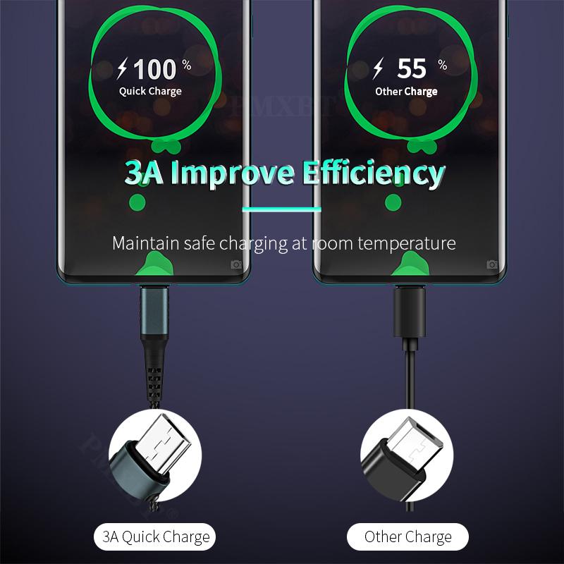 USB-C To Micro USB Cable OTG Charge Cable For Samsung xiaomi Huawei Micro USB to Type C Cable For Macbook PD Fast Charge Cord